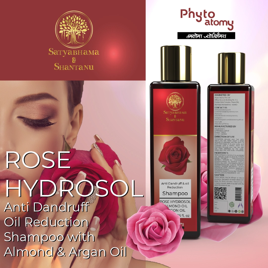Rose Hydrosol Shampoo (200 ml)-24 Pcs.